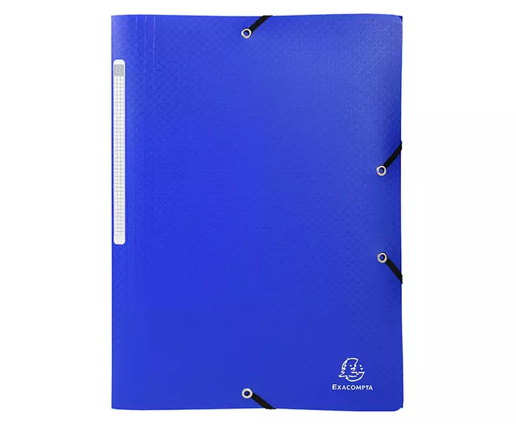 Kulmalukkokansio A4 PP sininen - Kansiot - 14884 - 1