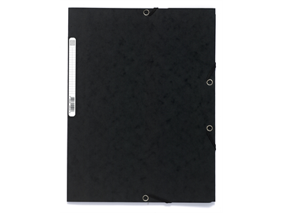 Exacompta kulmalukkokansio A4 400g läpillä musta - Kansiot - 202004 - 1