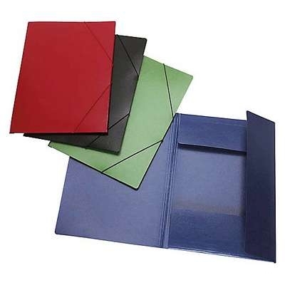 Kulmalukkosalkku A4 kartonki 620g sininen - Kansiot - 202094 - 1