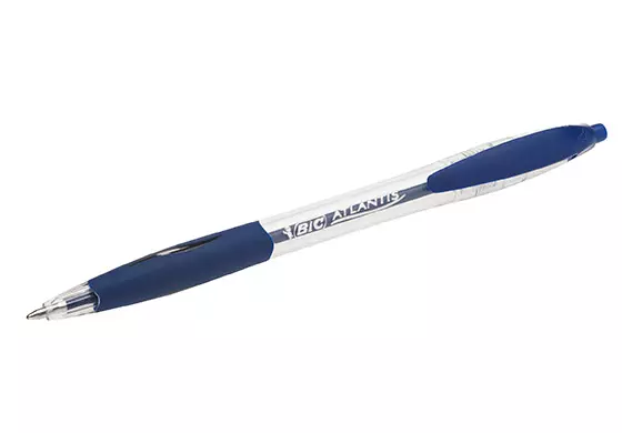 Kuulakärkikynä Bic Atlantis sininen arkistokelpoinen - Kuivamustekynät - 46174 - 1