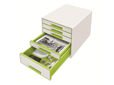 Laatikosto Leitz Wow valkoinen/vihreä - Säilytyslaatikot, -kuutiot - 283464 - 1