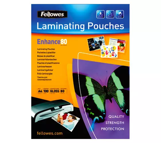 Laminointitasku Fellowes A3 80mic/100 - Kuumalaminointilaitteet - 47174 - 1