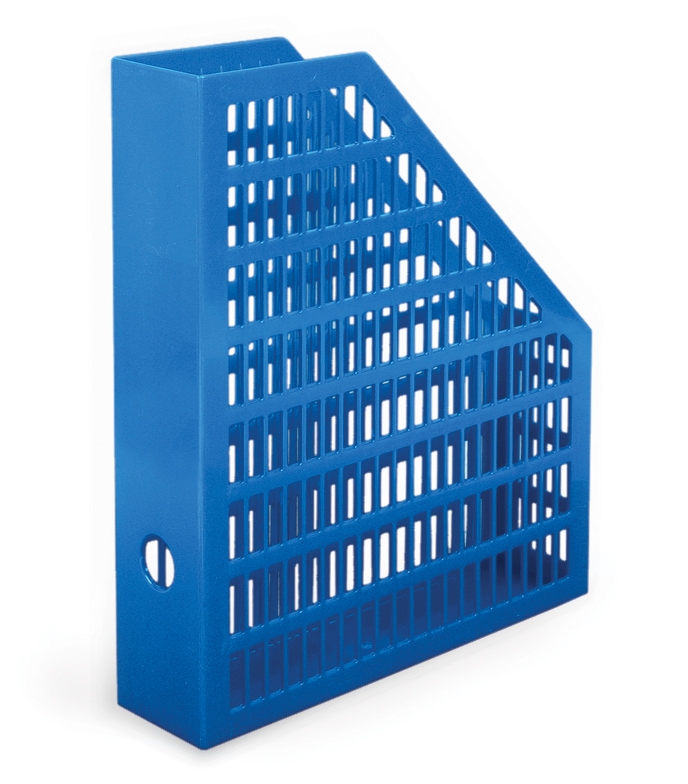 Lehtikotelo Helit A4 sininen, muovia - Työpistetarvikkeet - 136304 - 1