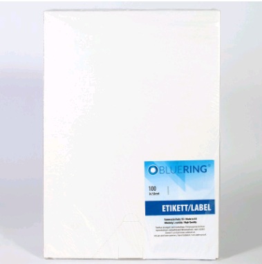 Monitoimitarra 38,1x21,22mm 65 Tarraa/Arkki - Tarra-etiketit - BRET134 - 1