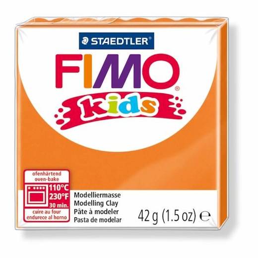 Muovailuvaha 42g FIMO Kids Oranssi - Muovailuvahat - 80304 - 1