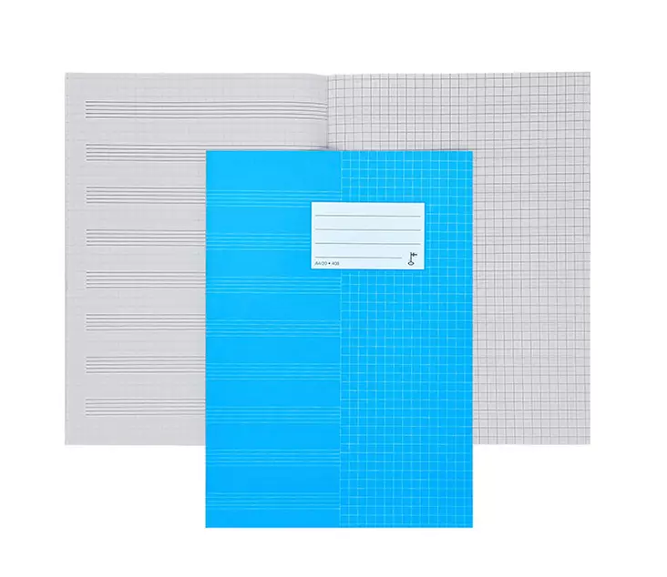 Musiikkivihko 408 A4/20 7x7mm ruudutus /nuottiviivasto - Kouluvihkot - 52704 - 1