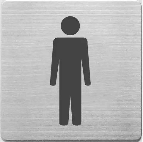 Opastekilpi WC-miehet - Kiinteistövarusteet - 144924 - 1