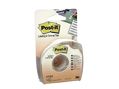 Peitenauha Post-it 658 25mmX18m 6-R irrotettava - Korjauslaitteet - 228204 - 2