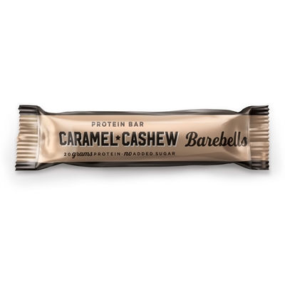 Proteiinipatukka Barebells Caramel-Cashew 55g /12 kpl ltk - paljon proteiinia, ei lisättyä sokeria - Suolaiset keksit ja välipalat - 269804 - 1