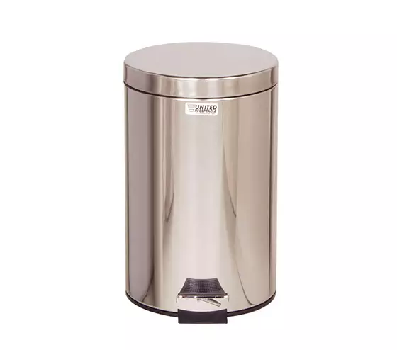 RUBBERMAID POLJINROSKA-ASTIA 13L TERÄS - Paperikorit, roskakorit - 71304 - 1
