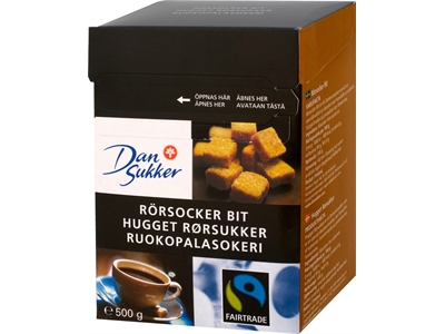 Ruokopalasokeri Dansukker Reilu kauppa 500g - Sokerit, hunajat ja makeutusaine - 269264 - 1