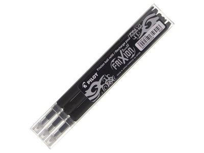 Säiliö Pilot Frixion 07 musta / 3kpl/pkt - Kuivamustekynät - 307124 - 1