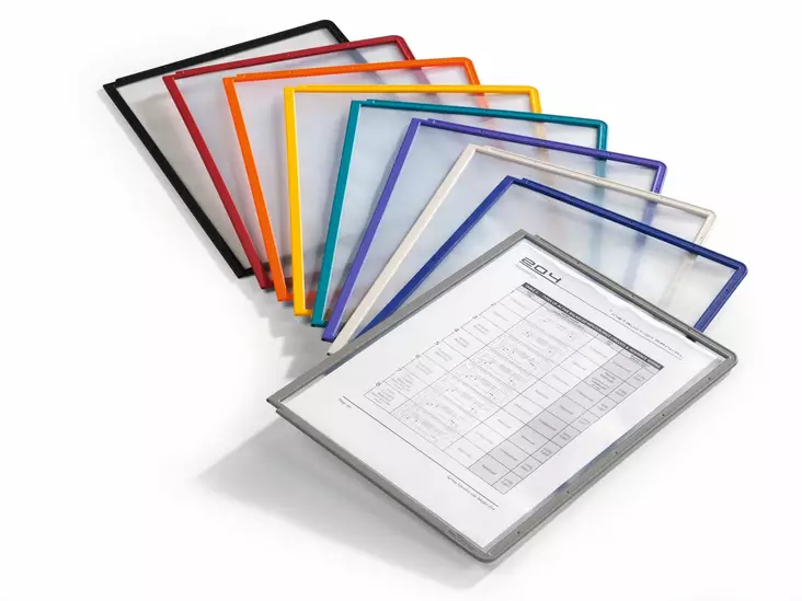 Selailutelineen tasku Durable 5606 keltainen - Selailutelineet, pikahakutelineet - 560604 - 2