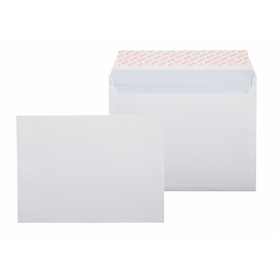 Sivuvekkikuori B4 250x353mm, tarrasuljenta, sivulevike 200kpl - Kirjekuoret - 240114 - 2