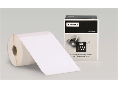Tarra Dymo LW4XL 104x159mm suuri lähetystarra/220 pysyvä - Dymo tarrakirjoittimet ja tarrateipit - 254064 - 1