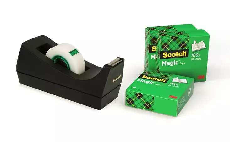 Teippi Scotch 810 19mmx33m/4rll + katkoja C38 - Toimistoteipit, teipinkatkojat - 631104 - 1