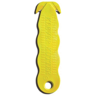 Turvallinen pahviveitsi Klever Kutter KCJ-1Y keltainen 10kpl - Pakkaus- ja postitustarvikkeet - 252034 - 1