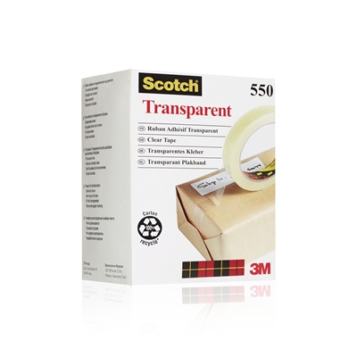 Yleisteippi Scotch 550 19mm X 66m - Toimistoteipit, teipinkatkojat - 630044 - 2
