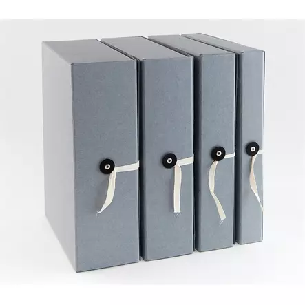 Arkistokotelo A4 10cm nappi/nauha pysyvään arkistointiin - Arkistointi - 76715 - 1