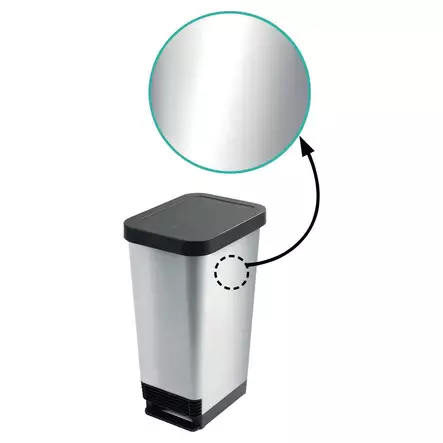 Cep poljinroska-astia 45L, harmaa - Paperikorit, roskakorit - 81043155 - 2