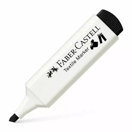 Faber-Castell Tekstiilikynä musta - Merkkauskynät, -tussit - 159525 - 1