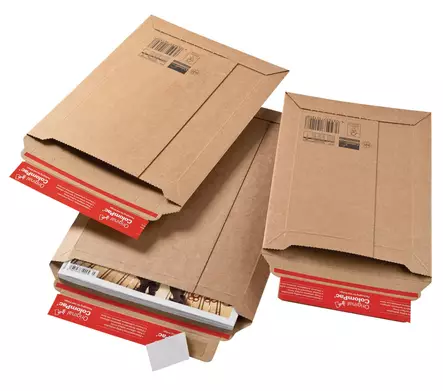 Kartonkikirjepussi A3 340 x 500 x 50mm ruskea - Postituspussit- ja pakkaukset - 3823435 - 1