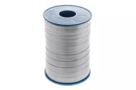 Lahjanauha 250m x1cm hopea - Lahjapakkaaminen - 104985 - 1