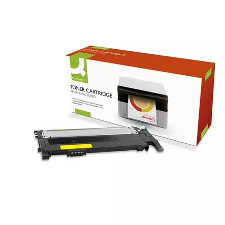 Laservärikasetti Q-CONNECT HP W2072A keltainen 0,7K - Hp laserkasetit - 394935 - 1