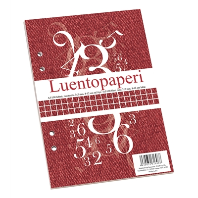 Luentopaperi A5/100 7X7 ruudutettu 8-12 rei'itys - Vihkot ja lehtiöt - 242655 - 1