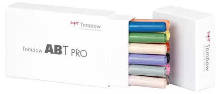 Marker alcohol ABT PRO Dual Brush 12P-5 Manga set (12) - Taidekynät - TOM17205 - 2