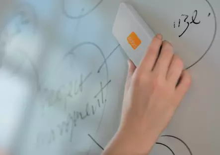 Nobo magneettinen valkotaulupyyhin valk. - Lasi,valko,pellava,korkki,fläppi,-taulut - NOB1905325 - 2