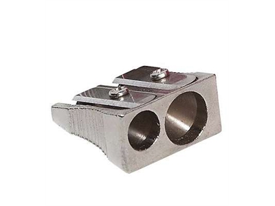 Teroitin Q-Connect metalli 2-reikä - Kynät, teroittimet, pyyhekumit - 256095 - 1