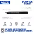 Markal Dura-Ink Retractable 20 Musta - Merkkauskynät, -tussit - MAR96575 - 2