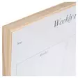 Bi-Office Earth New Basic -magneettinen viikkosuunnittelutaulu 38,5×58,5 cm - Lasi,valko,pellava,korkki,fläppi,-taulut - MM344830115 - 2
