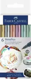 Faber-Castell Merkintäkynä metal 6 väriä - Merkkauskynät, -tussit - 1056095 - 1
