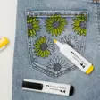 Faber-Castell Tekstiilikynä musta - Merkkauskynät, -tussit - 159525 - 4