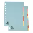 Hakemisto Q-Connect A4 5-os blanko kartonki värillinen - Hakemistot, rekisterit - 218125 - 1