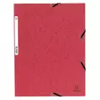 KULMALUKKOKANSIO A4 3 LÄP. PUNAINEN - Kansiot - 451045 - 1