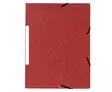 Kulmalukkokansio A4 läpillä punainen - Kansiot - 13015 - 1