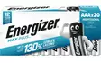 Paristo Energizer Max Plus Alkali AAA/20kpl - Paristot, varavirtalähteet - 394735 - 1
