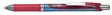 Pentel Energel BLN75 geelikynä 0,25mm punainen - Geelikynät - 120695 - 1
