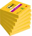 Post-it® Super Sticky -Viestilaput, Ultra Värit, 76 mm x 76 mm, 90 Arkkia/Lehtiö, 6 Lehtiötä/Pakkaus - Viestilaput, muistilaput, kuutiot - 52005 - 1