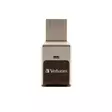 Verbatim Fingerprint Secure Drive USB 3.0 muistitikku 64GB, Hopea - Muistitikut, CD-, DVD-levyt - VER32955 - 2