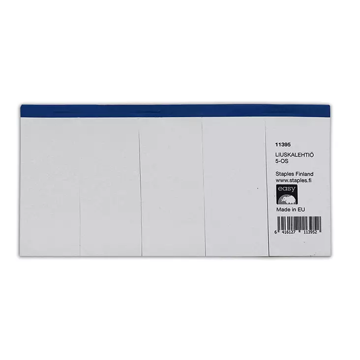 Liuskalehtiö 5-osainen - Viestilaput, muistilaput, kuutiot - 11395 - 1