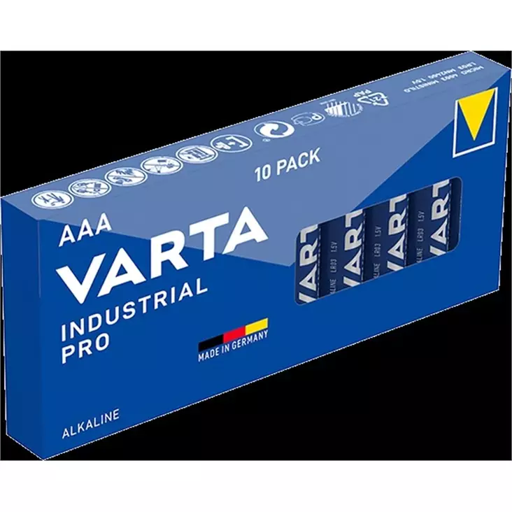 Paristo Varta Industrial Pro AAA /10kpl - Paristot, varavirtalähteet - 395055 - 1