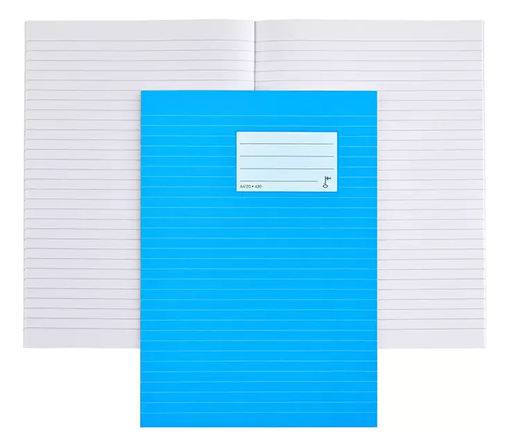 Kirjoitusvihko Paperipiste 430 A4/20 viivoitettu - Kouluvihkot - 52625 - 1