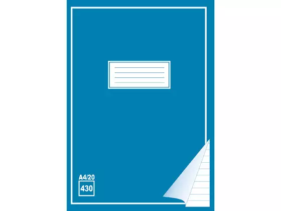 Kirjoitusvihko 430 A4/20 viivoitettu - Kouluvihkot - 68415 - 1