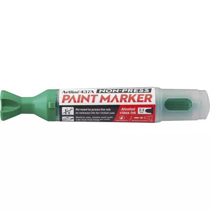 Artline Non-press maalitussi 437A Vihreä - Merkkauskynät, -tussit - ART043705 - 1