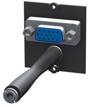 Custom module - 1xVGA w/3.5mm - Table Connection - 917.045 - 1