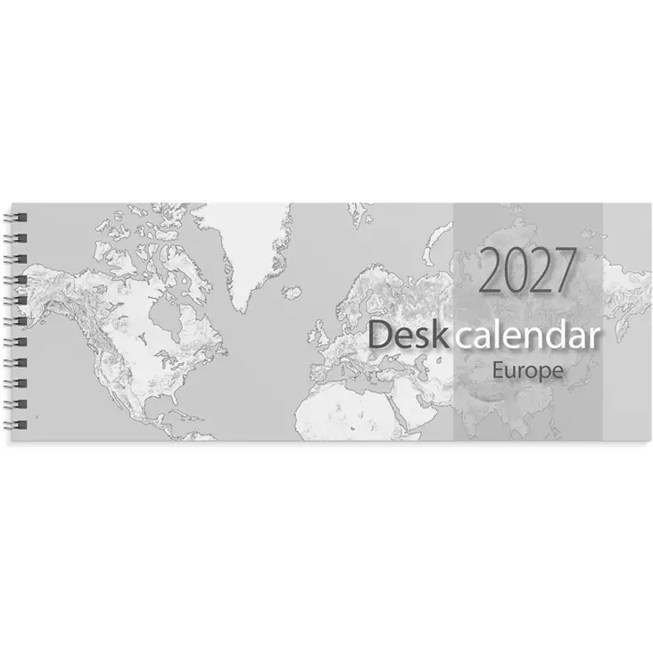 Desk calendar Europe 2027 - Muistikirjat - 10165 - 1
